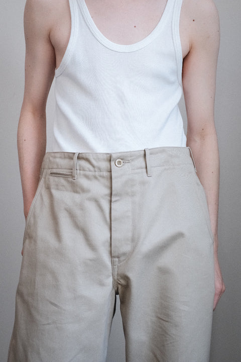 SCYE BASICS/Vintage Chino Cloth Military Pants