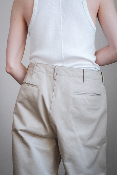 SCYE BASICS/Vintage Chino Cloth Military Pants