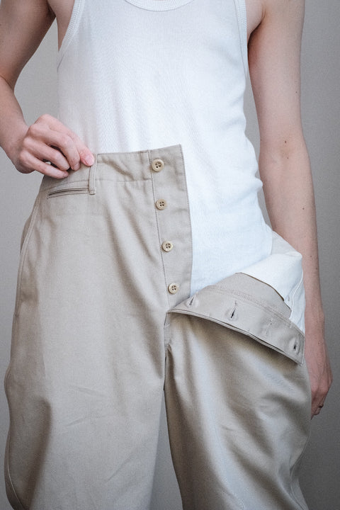SCYE BASICS/Vintage Chino Cloth Military Pants