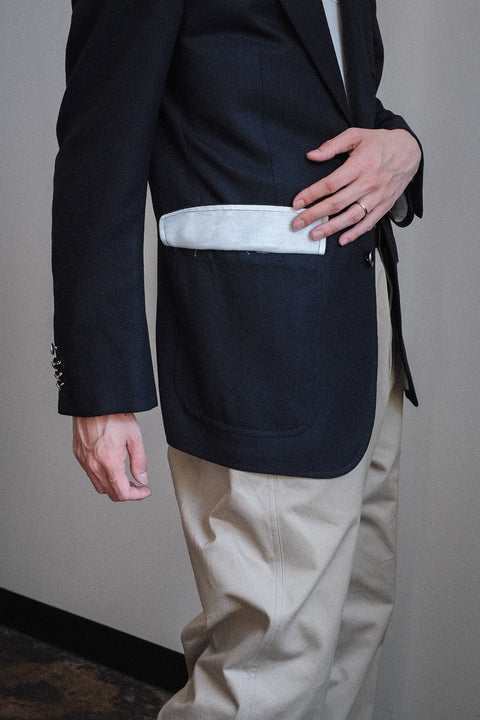 SCYE BASICS/Wool Karsey 2B S.B Blazer
