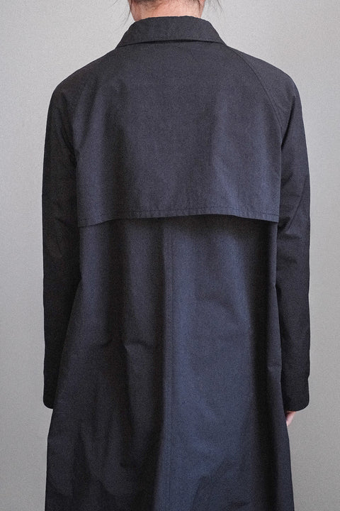 SCYE BASICS/High Density Mil Cloth Balmacaan Coat