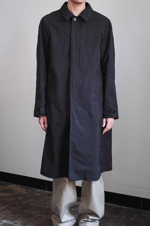 SCYE BASICS/High Density Mil Cloth Balmacaan Coat