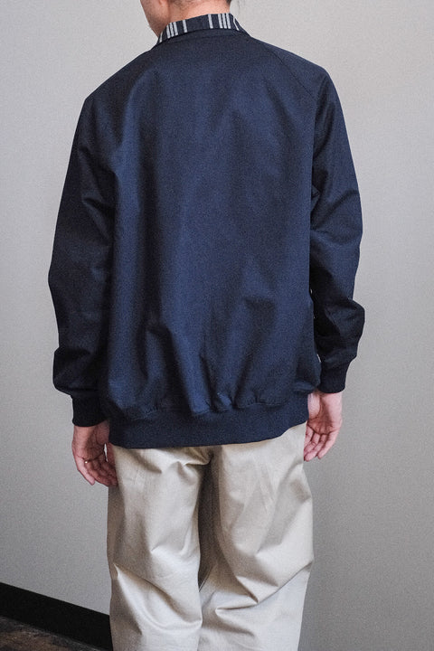 Scye/Cotton Linen Plaid Harrington Jacket