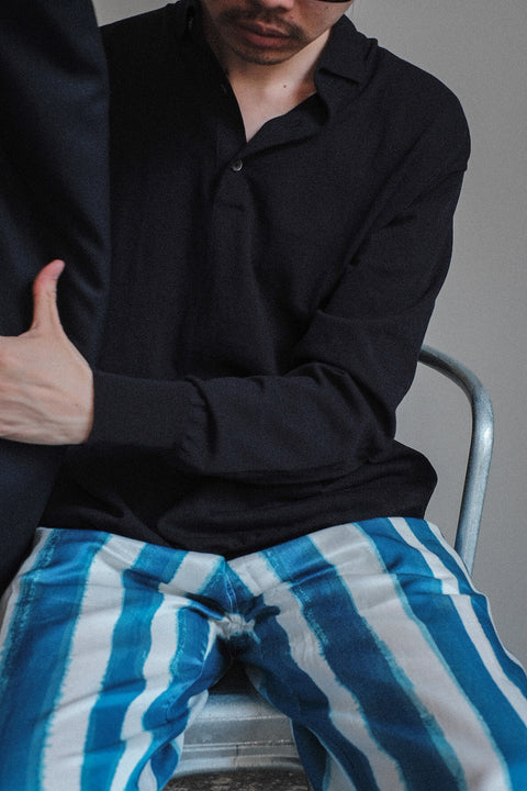Scye/Ice Cotton Polo Knit