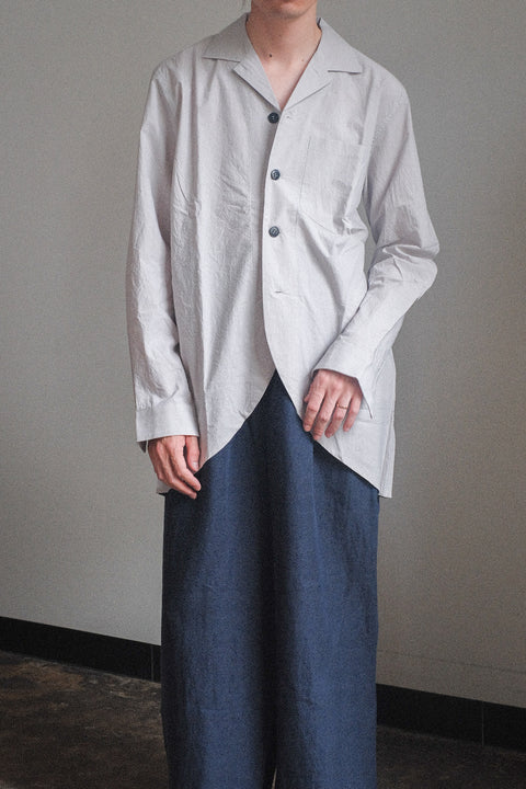 FRANK LEDER/Triple Washed Cotton Shirt Jacket