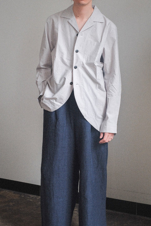 FRANK LEDER/Triple Washed Cotton Shirt Jacket
