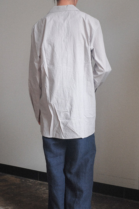 FRANK LEDER/Triple Washed Cotton Shirt Jacket