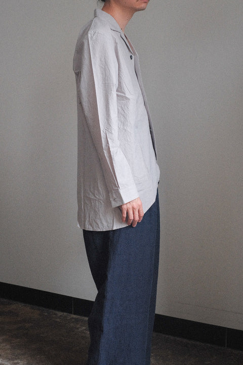 FRANK LEDER/Triple Washed Cotton Shirt Jacket