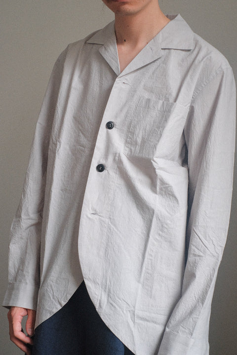 FRANK LEDER/Triple Washed Cotton Shirt Jacket