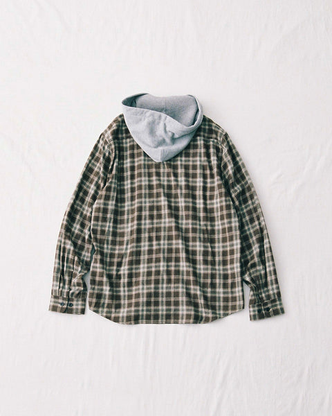The DUFFER N NEPHEWS/Hooded Work Shirt