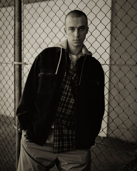 The DUFFER N NEPHEWS/Hooded Work Shirt