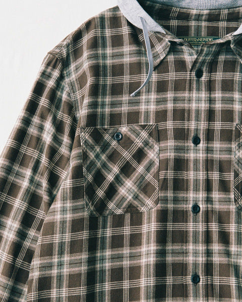 The DUFFER N NEPHEWS/Hooded Work Shirt