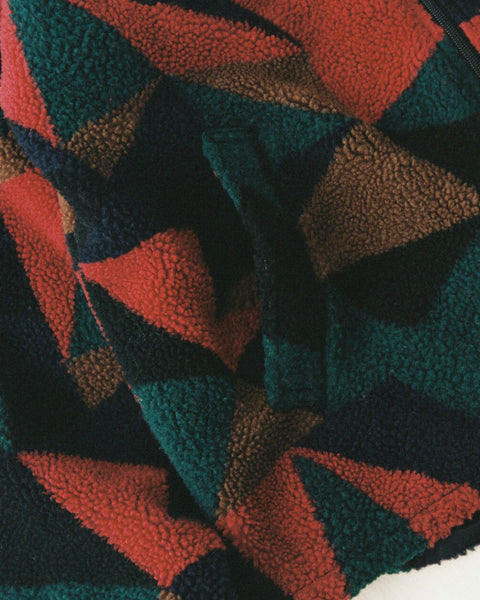 The DUFFER N NEPHEWS/Reversible Jacquard Boa Blouson