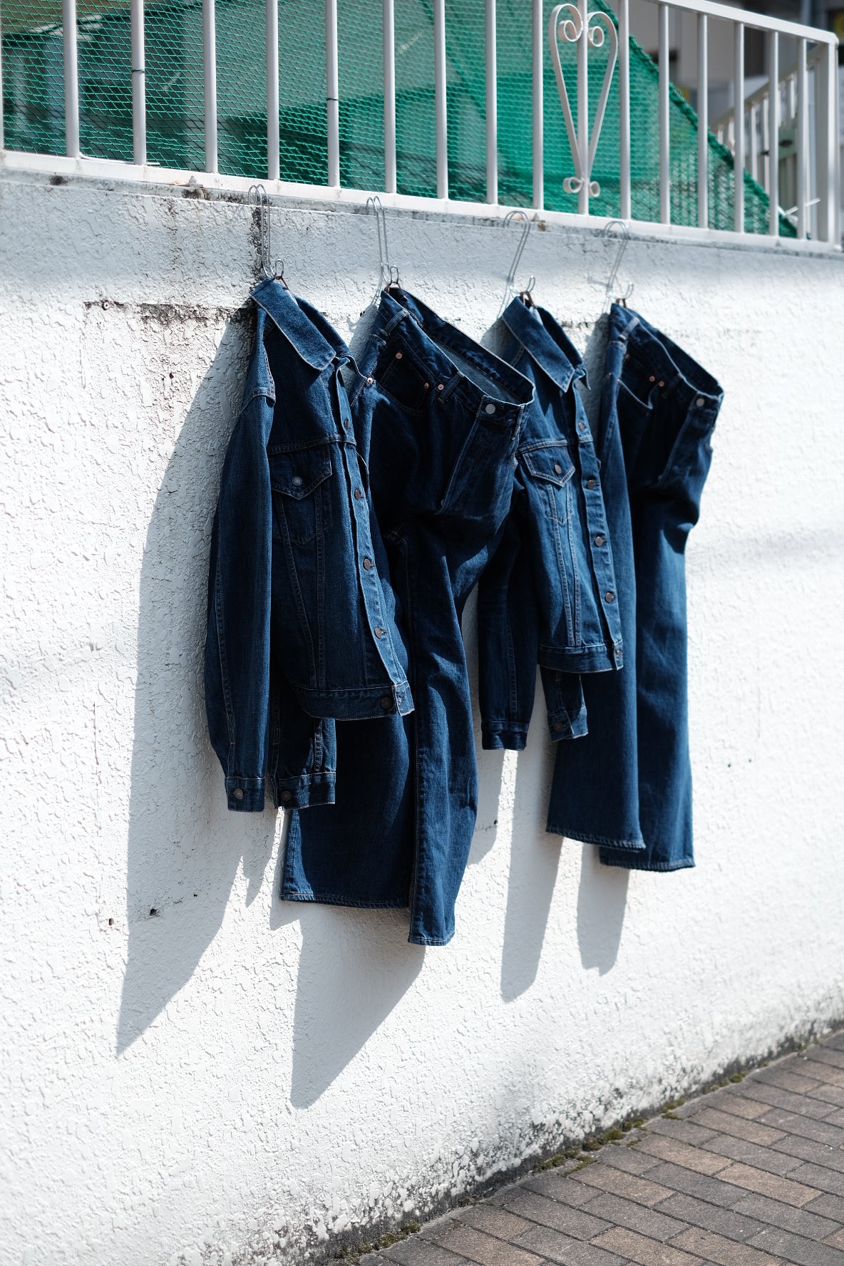 SCYE BASICS/Selvedge Denim Used Wash Wide Leg Jeans – 3CMA