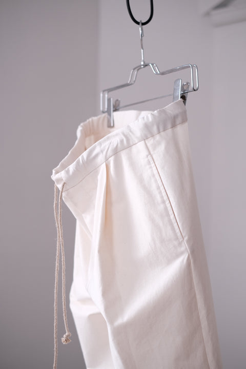 FRANK LEDER/60's Vintage Bedsheet 1 Tuck Drawstring Trousers