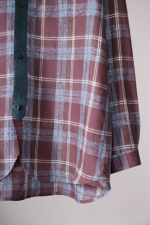 FRANK LEDER/Rare Czech Vintage Cotton Linen Old Style Shirt