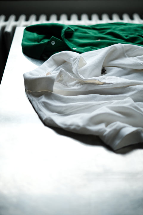 SCYE BASICS/Cotton Pique Polo Shirt