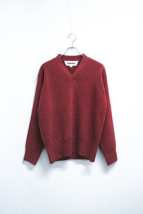 Slopeslow/Cross V Neck Sweater