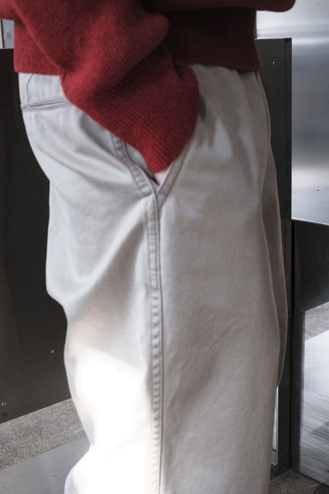 SCYE BASICS/Cotton Chino Cloth Military Pants