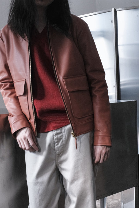 Slopeslow/Cross V Neck Sweater