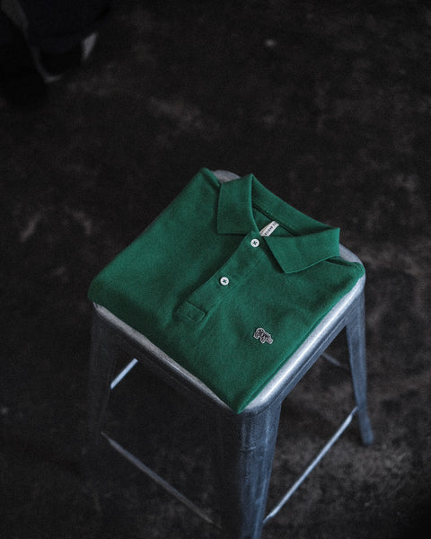 SCYE BASICS/Cotton Pique Polo Shirt