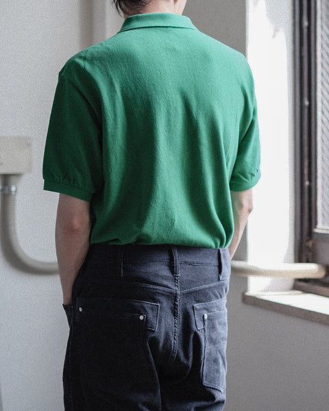SCYE BASICS/Cotton Pique Polo Shirt