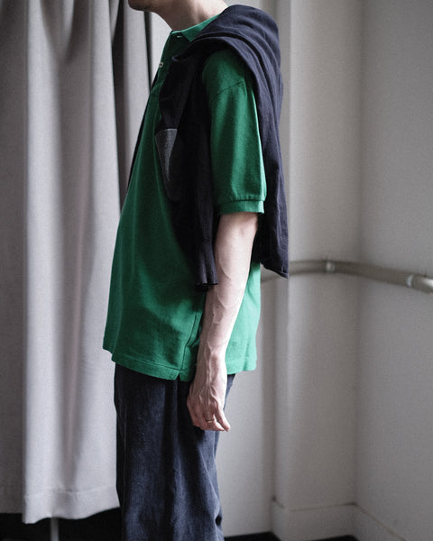 SCYE BASICS/Cotton Pique Polo Shirt