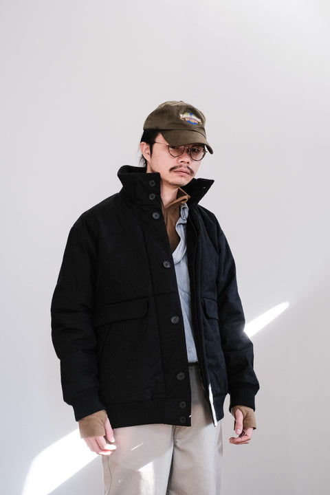 山内/シールドコットン・ヘビークロス中綿入りブルゾン