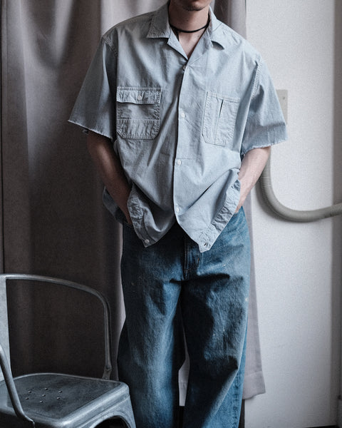 The DUFFER N NEPHEWS/Chambray Half Sleeve Shirt