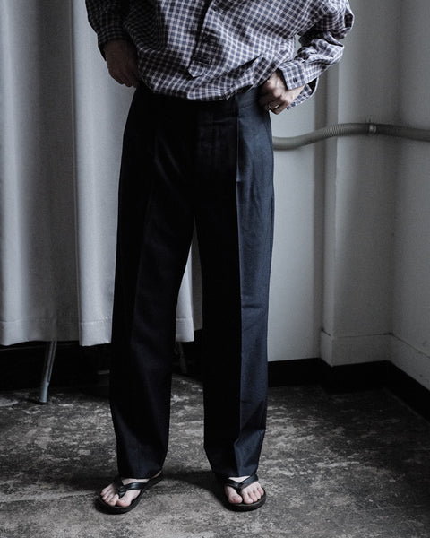 Scye/Wool Karsey Pleated Trousers