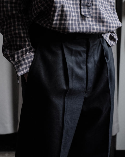 Scye/Wool Karsey Pleated Trousers