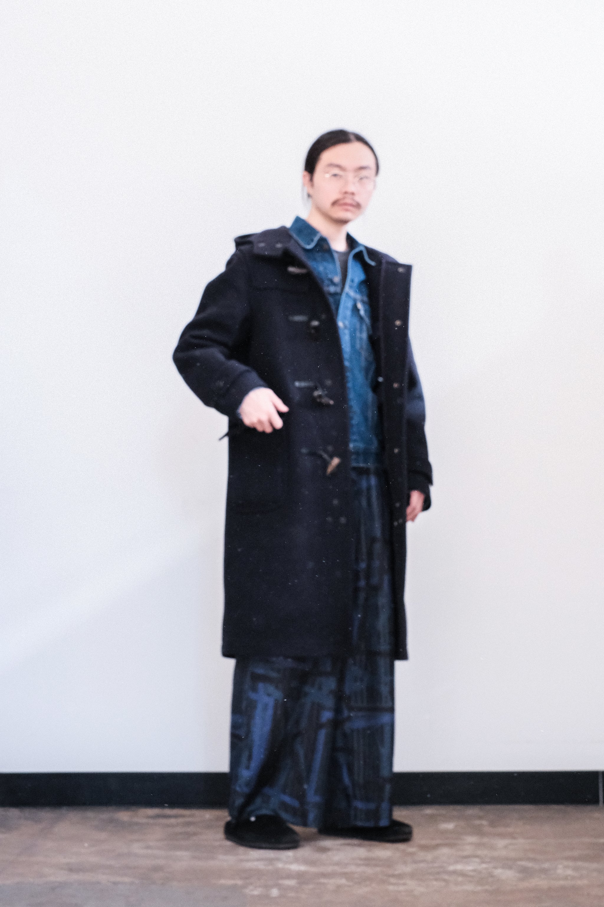 SCYE BASICS/Double Woven Melton Duffle Coat – 3CMA