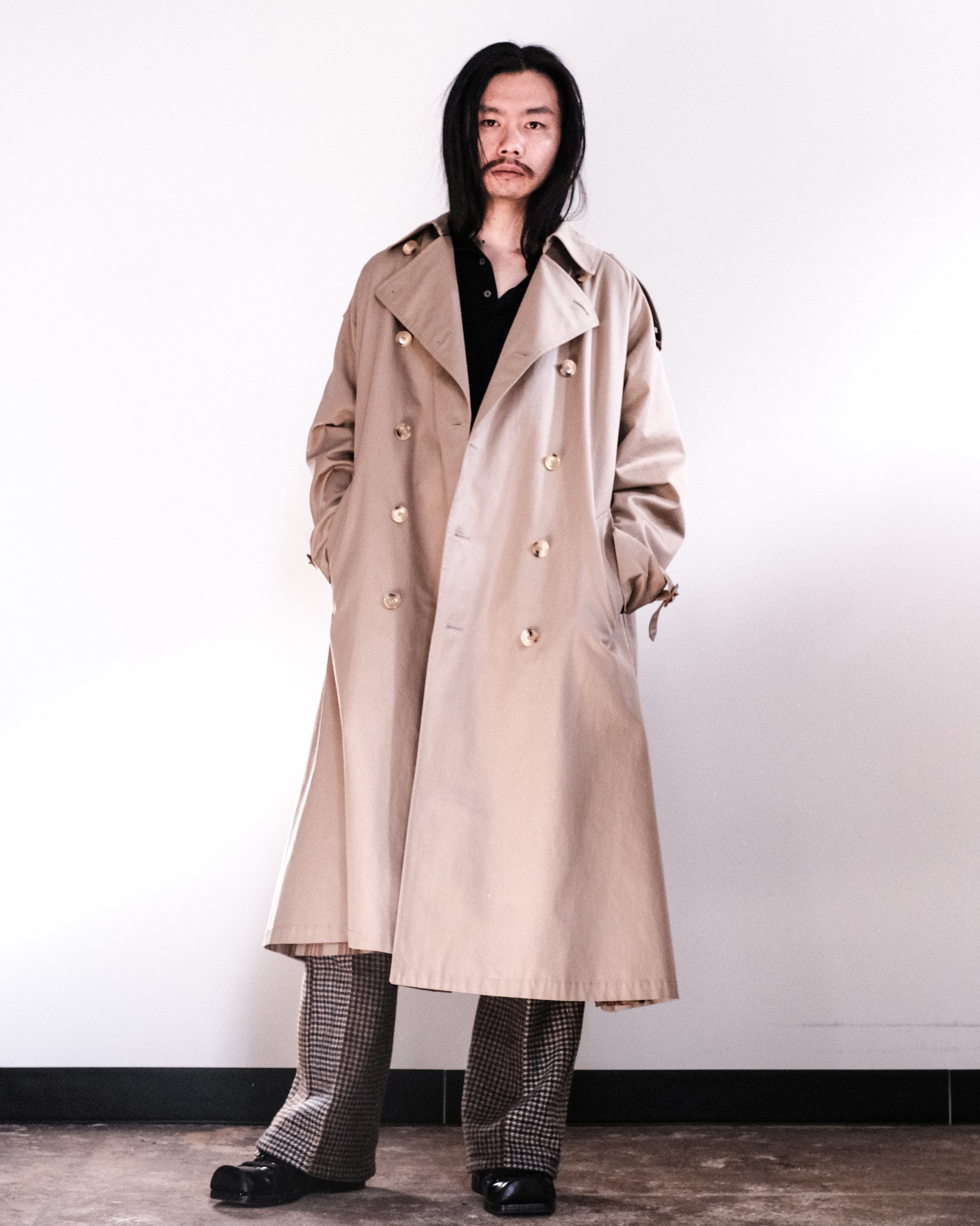 SCYE BASICS/Finx Cotton Gaberdine Trench Coat – 3CMA