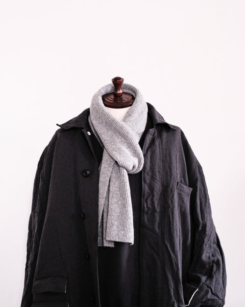 GREEN THOMAS/Ribbed Scarf