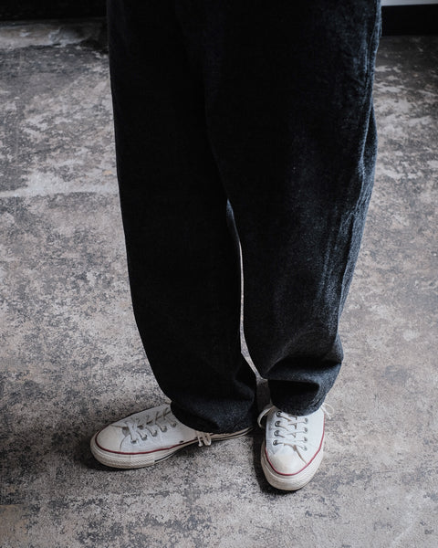 The DUFFER N NEPHEWS/Wide Tapered Denim Pants