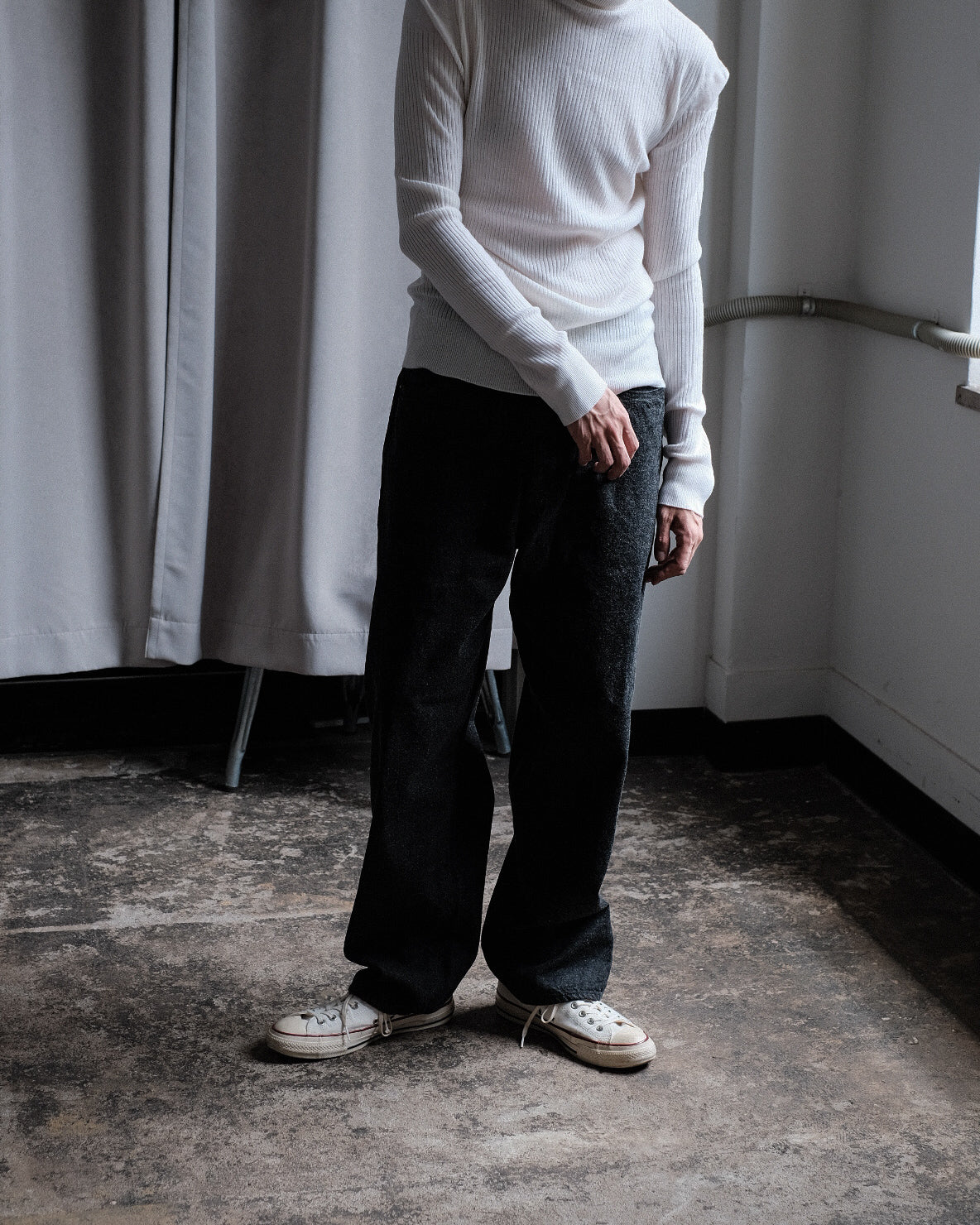 The DUFFER N NEPHEWS/Wide Tapered Denim Pants – 3CMA