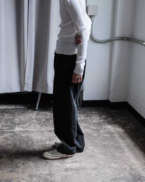 The DUFFER N NEPHEWS/Wide Tapered Denim Pants