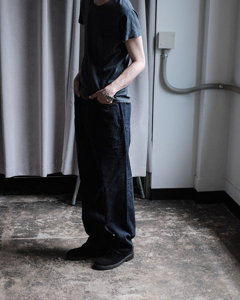 The DUFFER N NEPHEWS/Wide Tapered Denim Pants