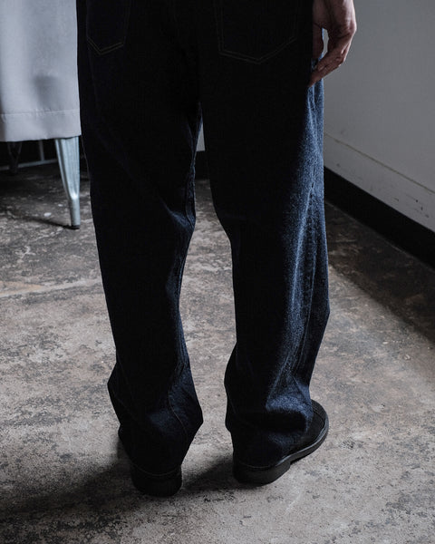 The DUFFER N NEPHEWS/Wide Tapered Denim Pants