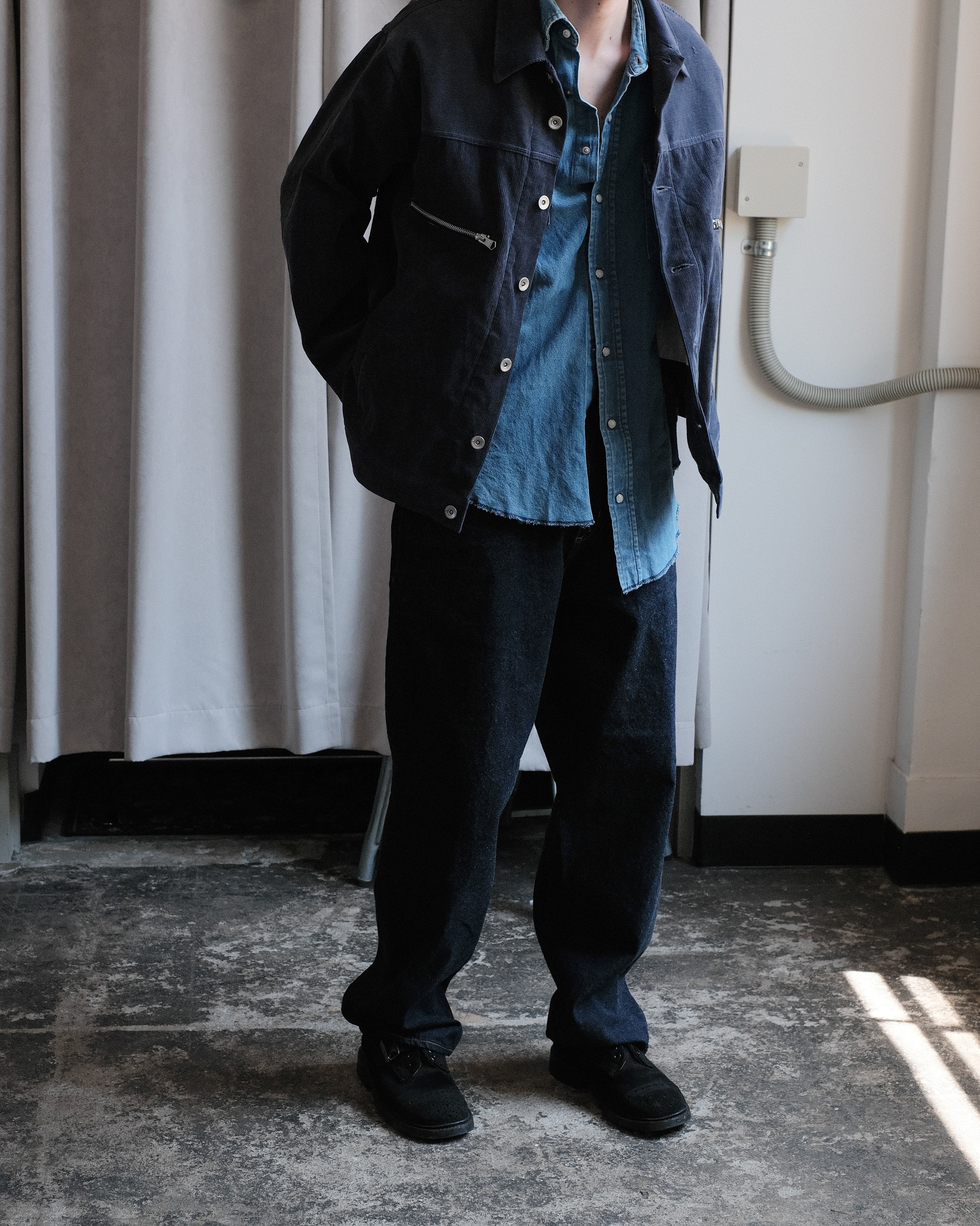 The DUFFER N NEPHEWS/Wide Tapered Denim Pants – 3CMA