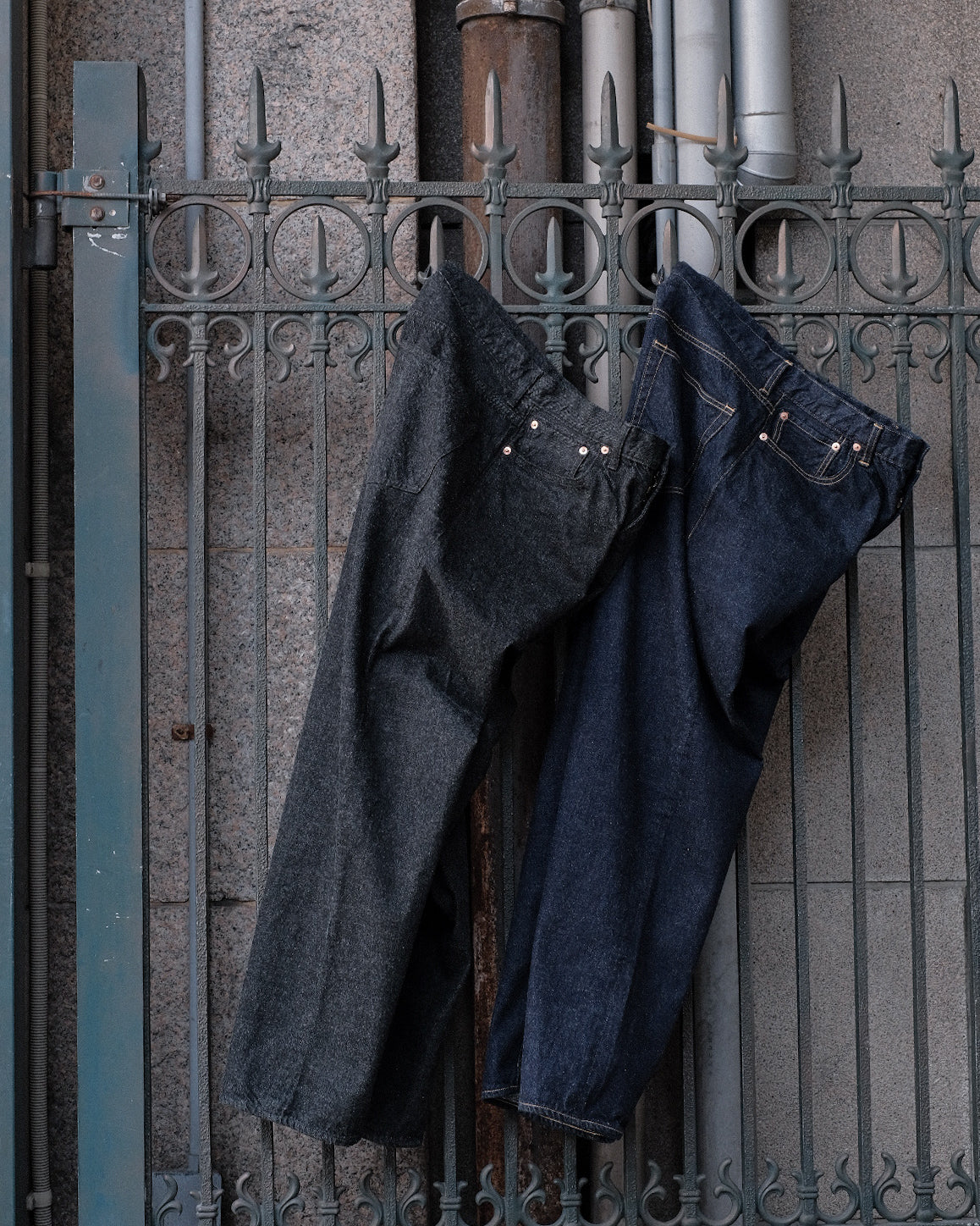 The DUFFER N NEPHEWS/Wide Tapered Denim Pants – 3CMA