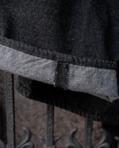 The DUFFER N NEPHEWS/Wide Tapered Denim Pants