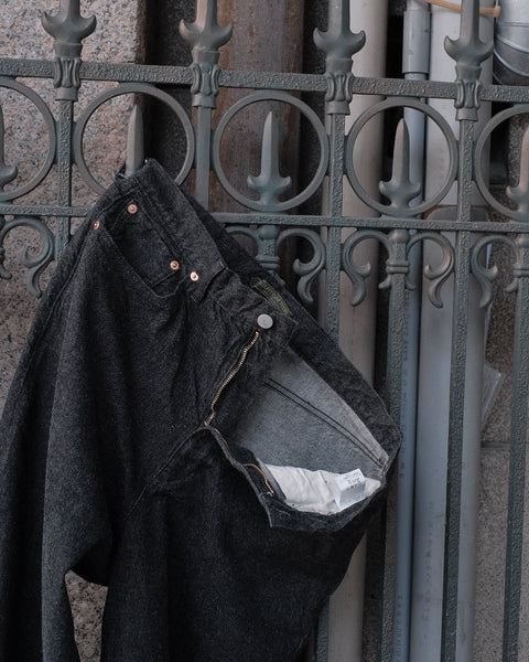 The DUFFER N NEPHEWS/Wide Tapered Denim Pants