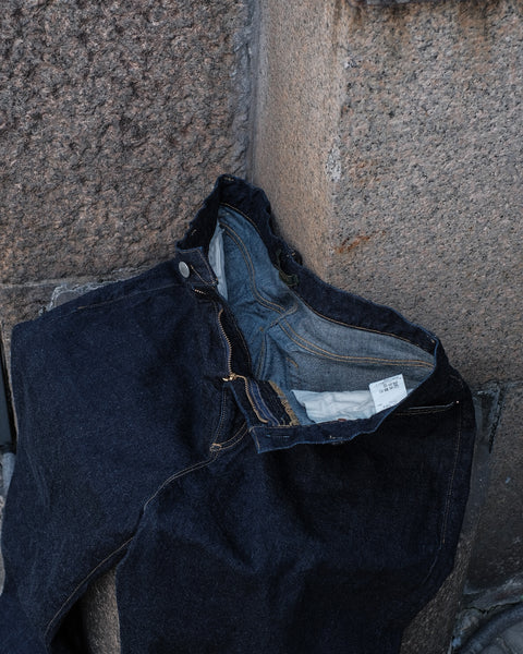 The DUFFER N NEPHEWS/Wide Tapered Denim Pants
