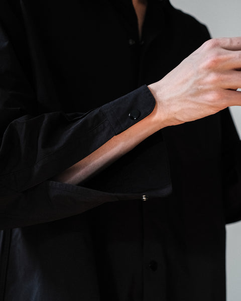 Scye/High Density Mil Cloth Snap Shirt　