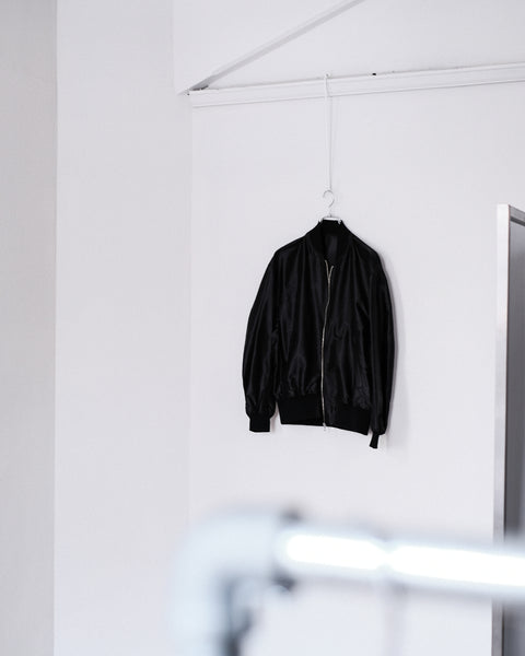 Scye/Silk Nylon Parachute Cloth Bomber Jacket　