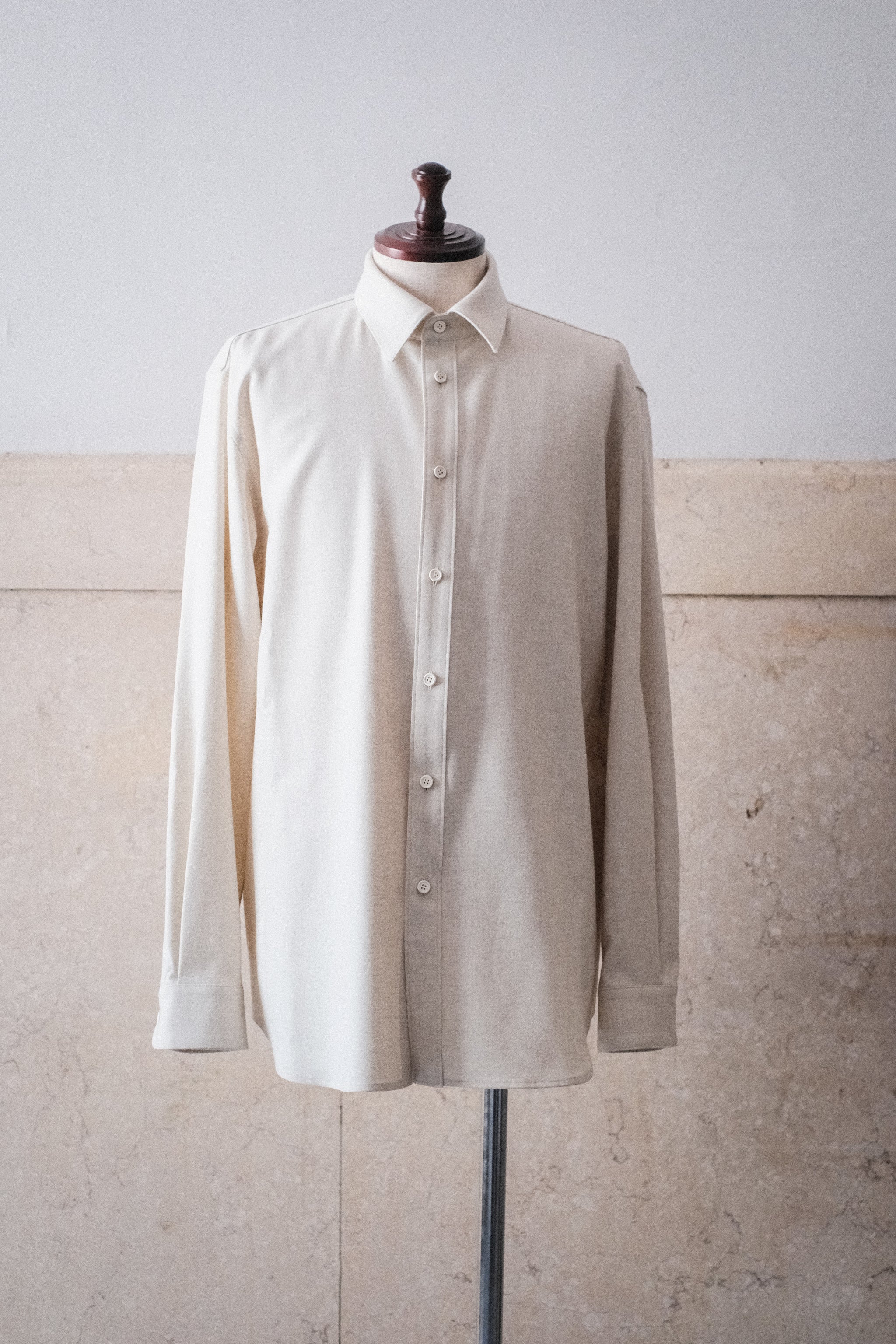 山内/ブルーフォックス*ノーミュールシングウール・スタンダードシャツ