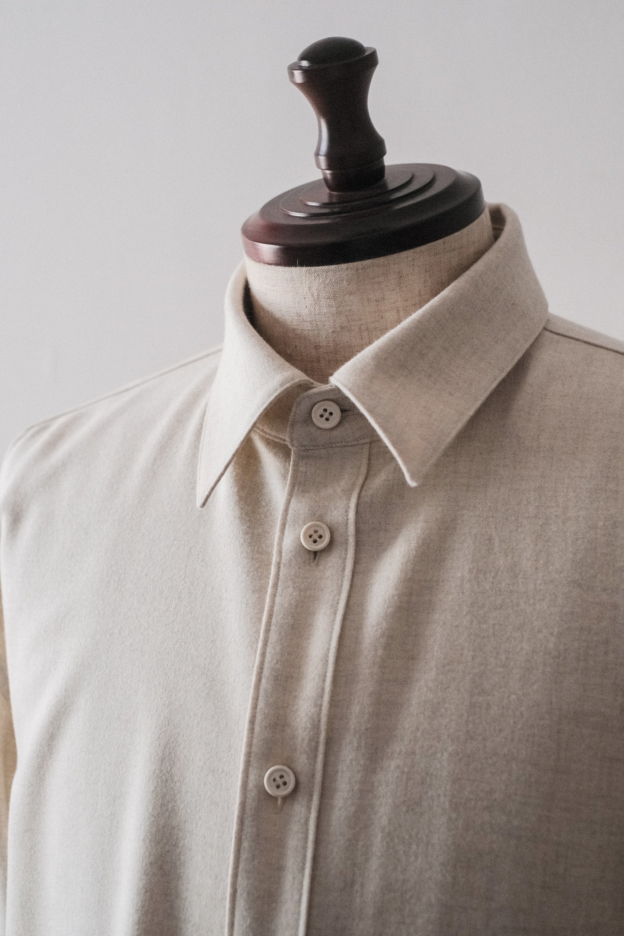 山内/ブルーフォックス*ノーミュールシングウール・スタンダードシャツ