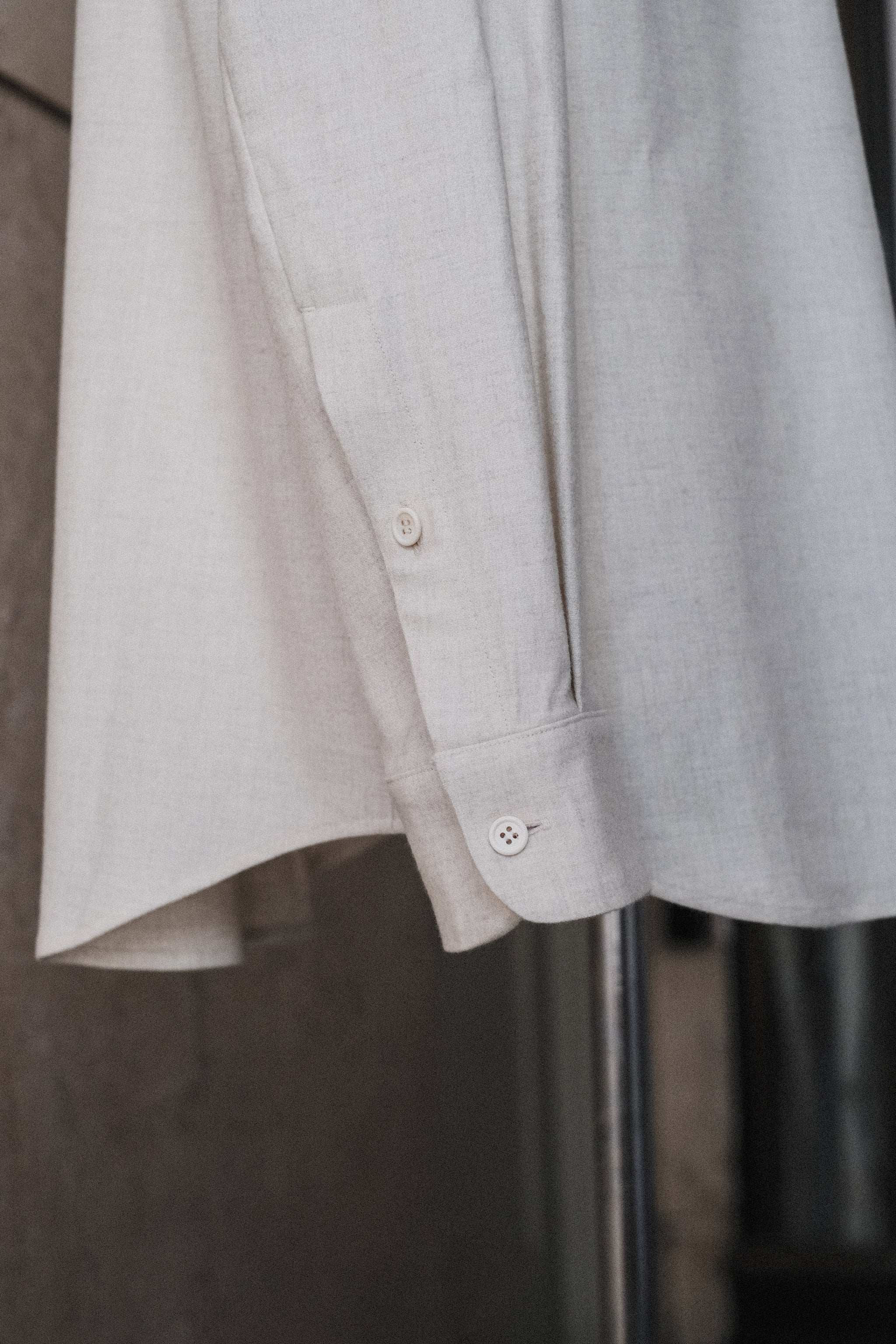 山内/ブルーフォックス*ノーミュールシングウール・スタンダードシャツ