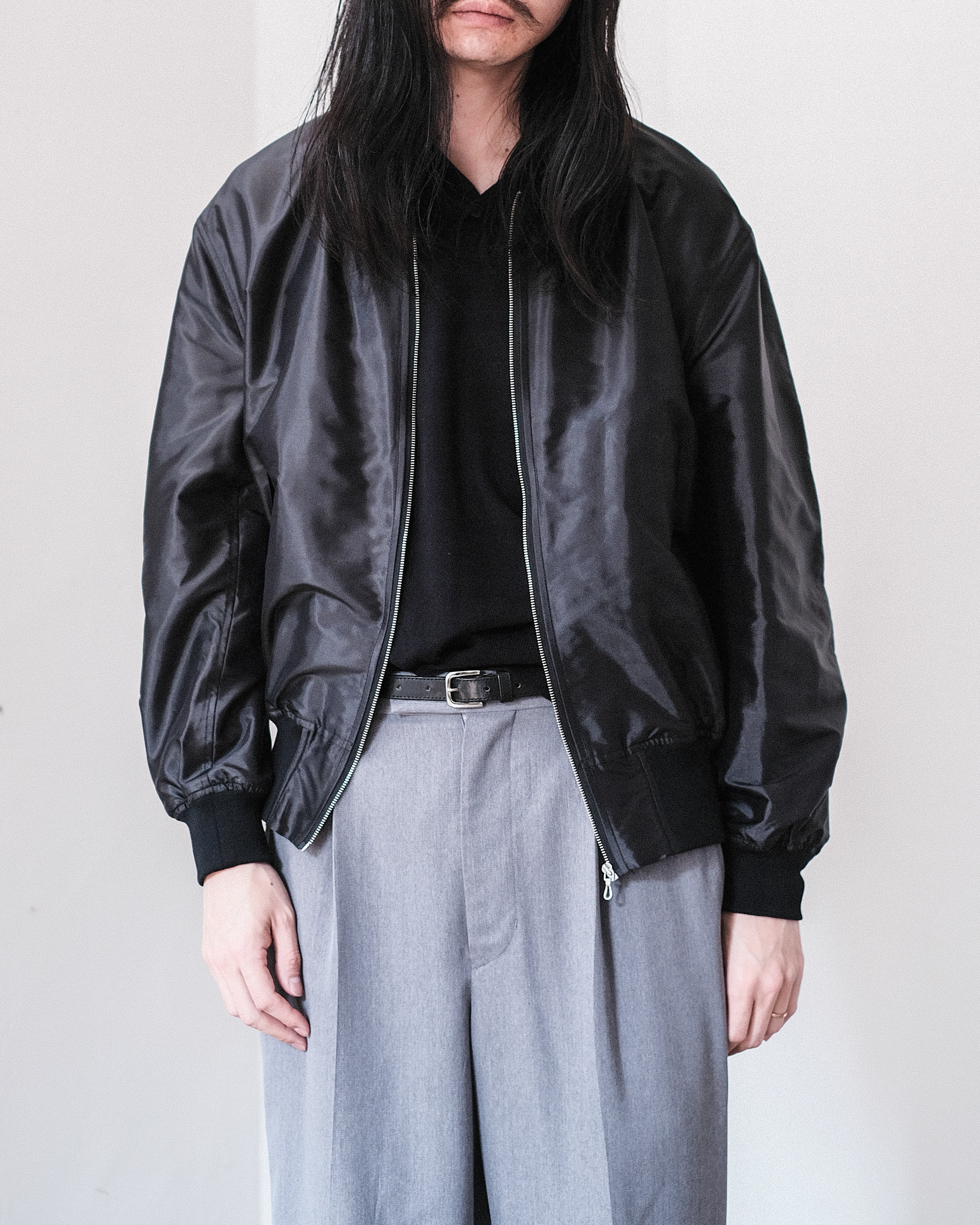 Scye/Silk Nylon Parachute Cloth Bomber Jacket – 3CMA